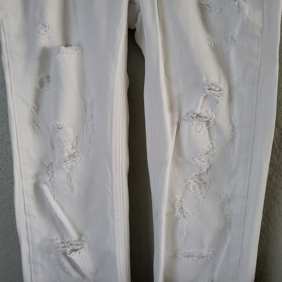 Dolce & Gabbana White Distressed Skinny Jeans Cute Fit - Sz 40